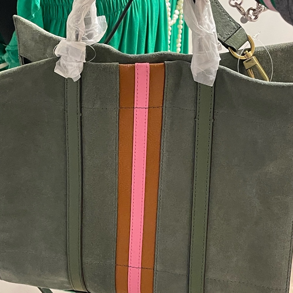Fossil Carmen Tote Women's Green Carmen Shopper